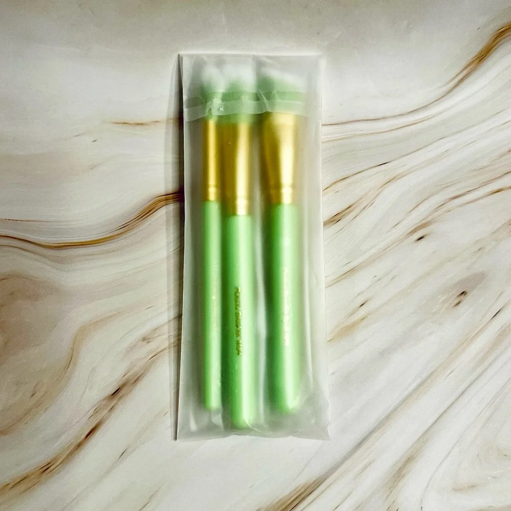 SLMISSGLAM || Green Trio 3-Brush Set ✨NEW W/ TAGS✨